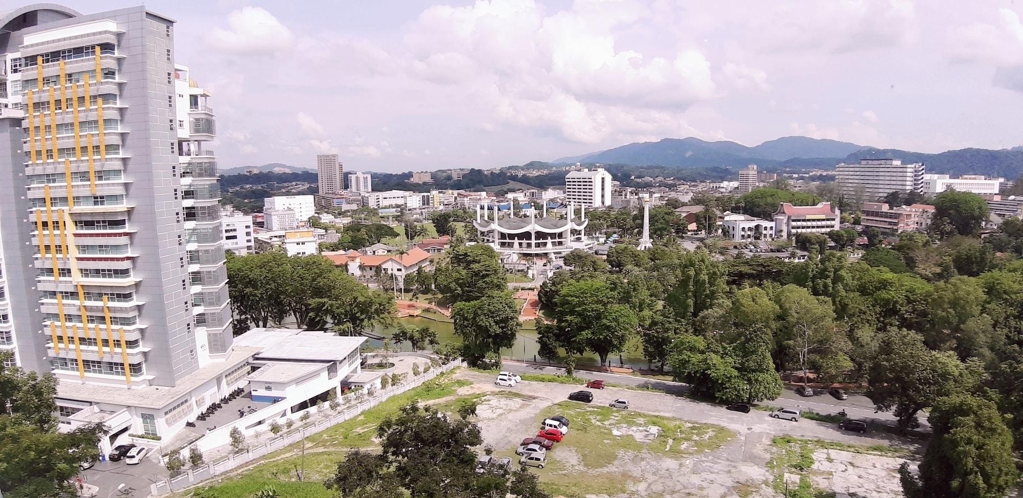 Royale Chulan Seremban Exteriör bild Aerial view of the city